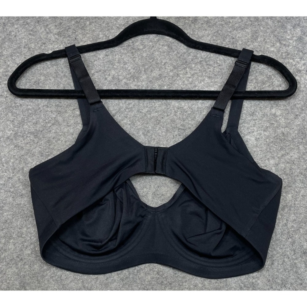 Wacoal Flawless Comfort Underwire Bra 36DDD Black Full Coverage 851226 - Picture 2 of 6